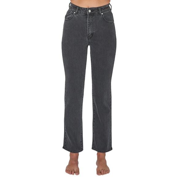 Rolla’s Light Black Denim Original Straight High Rise Simple Everyday Jeans - Picture 1 of 10